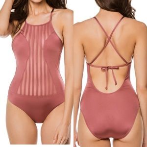 Brand new with tags Bcbgmazaria one piece swimsuit size 6